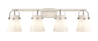 Downtown Urban Bath Vanity Light Steel Glass