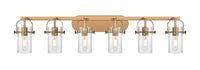 Downtown Urban Vanity Light Cast Brass