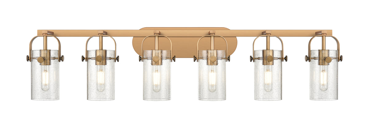 Pilaster II Cylinder 44-Inch 6-Light Bath Vanity Light