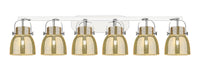 Downtown Urban Bath Vanity Light Cast Brass