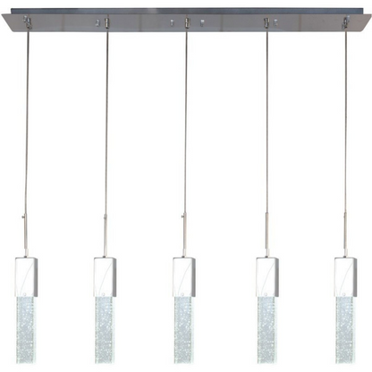 Sparkling Night Adjustable Crystal Chandelier | 5 Light