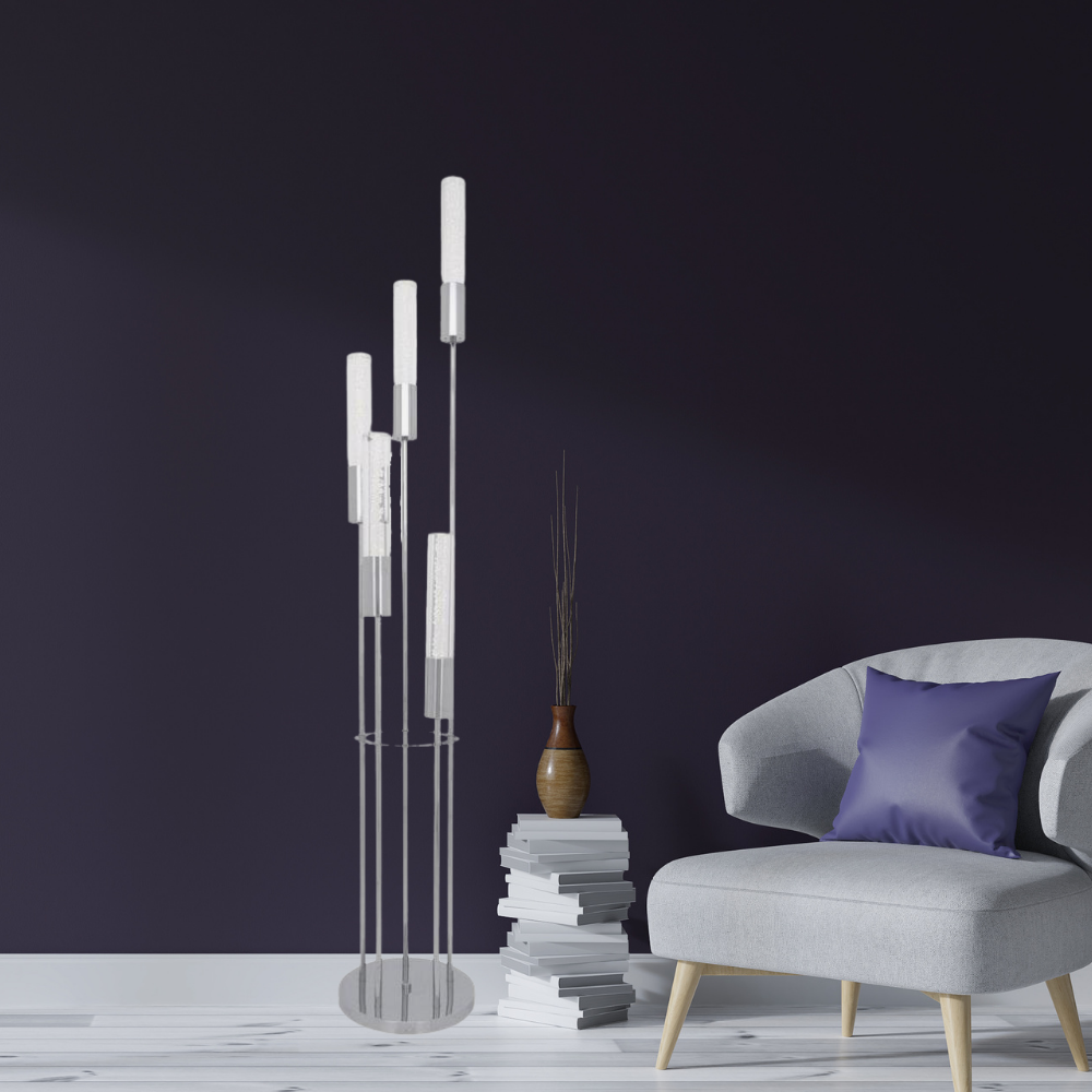 Sparkling Acrylic LED Floor Lamp | 5 Light