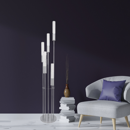 Sparkling Acrylic LED Floor Lamp | 5 Light