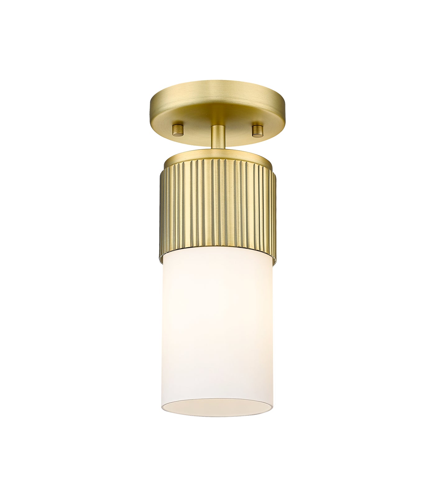 Downtown Semi-Flush Mount Satin Nickel