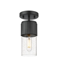 Downtown Semi-Flush Mount Satin Nickel