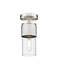 Downtown Semi-Flush Mount Satin Nickel