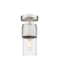 Downtown Semi-Flush Mount Satin Nickel