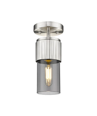 Downtown Semi-Flush Mount Satin Nickel