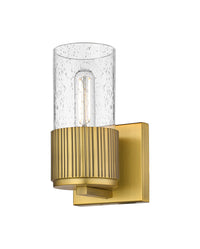 Downtown Urban Sconce Cast Brass Glass