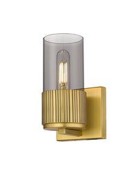 Downtown Urban Sconce Cast Brass Glass