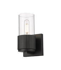 Downtown Urban Sconce Cast Brass Glass