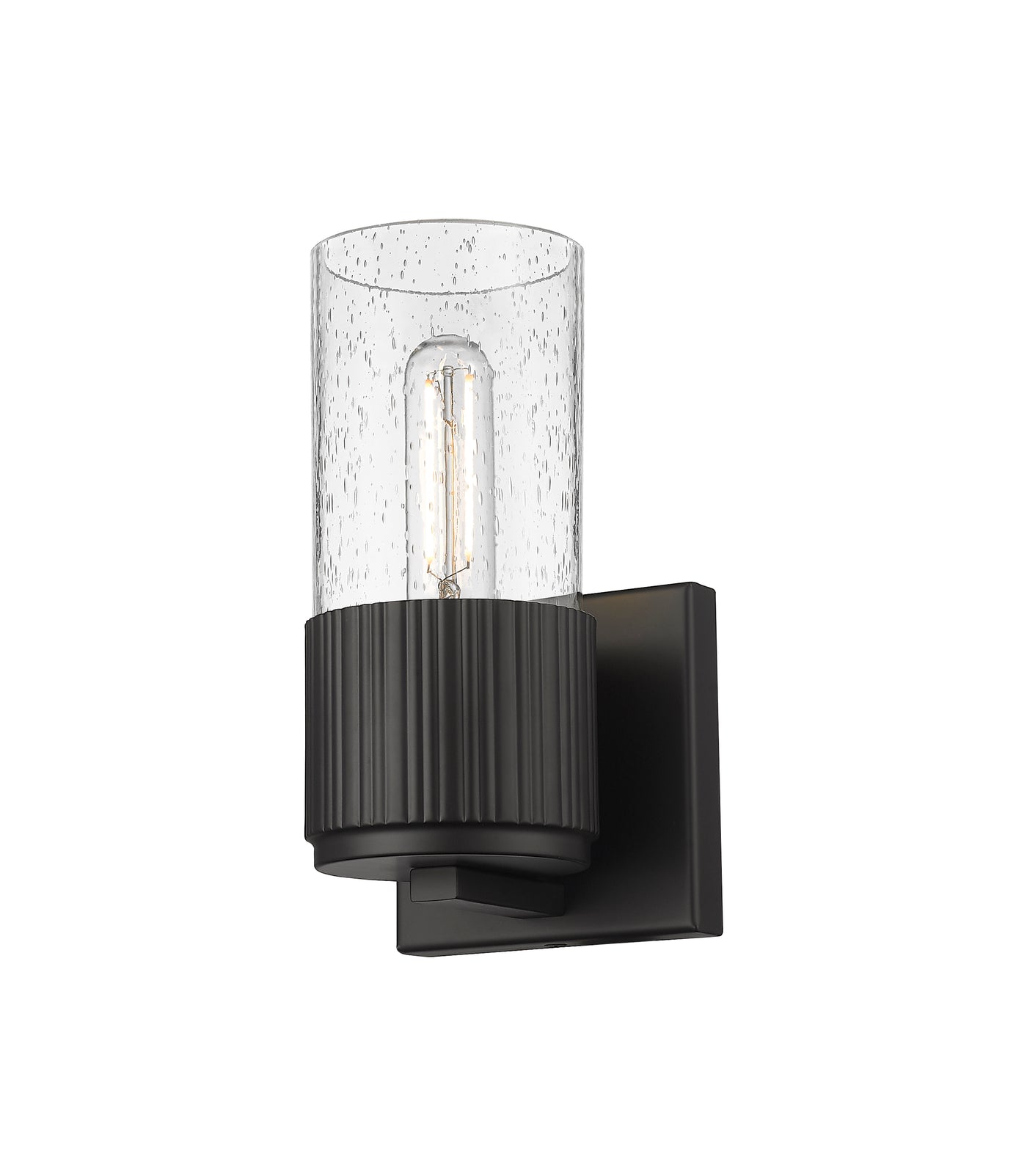 Downtown Urban Sconce Cast Brass Glass