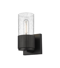 Downtown Urban Sconce Cast Brass Glass
