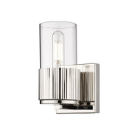 Downtown Urban Sconce Cast Brass Glass