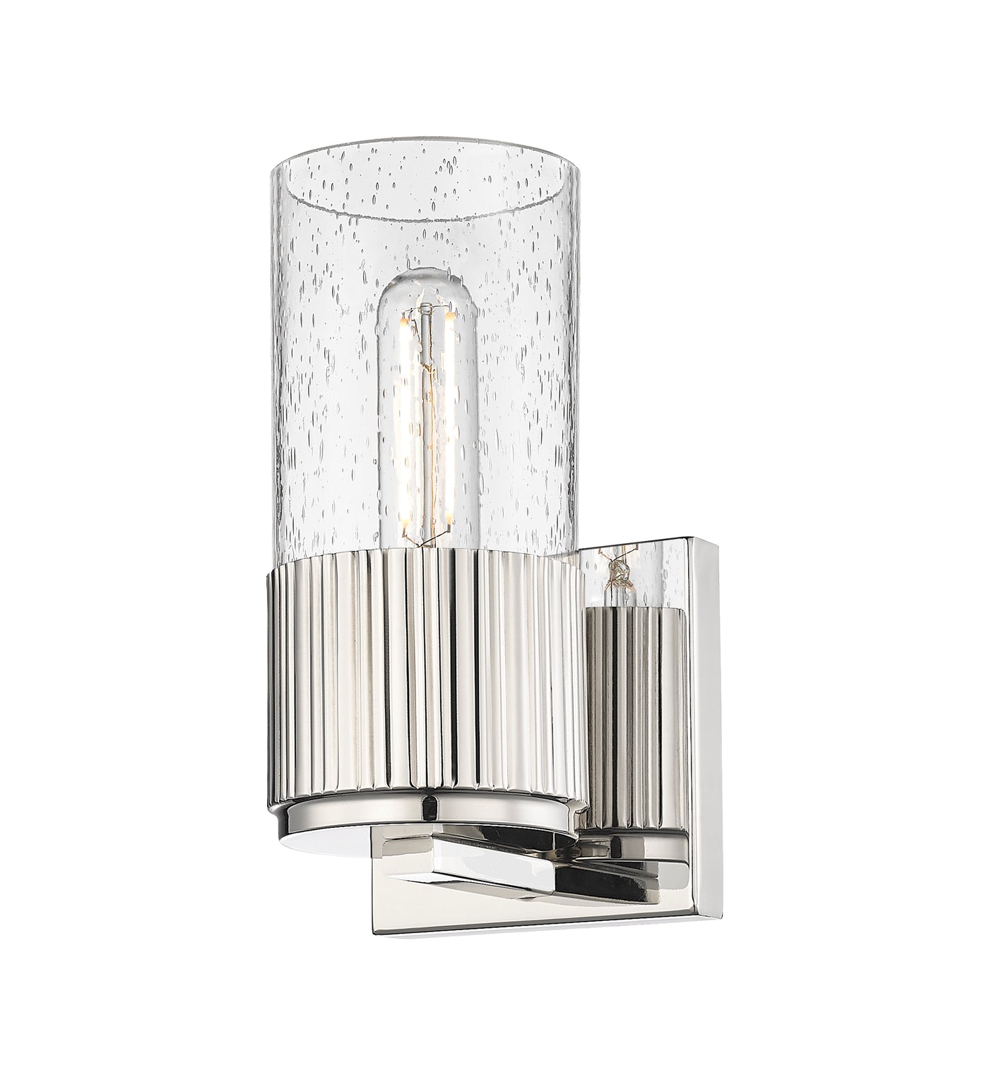 Downtown Urban Sconce Cast Brass Glass