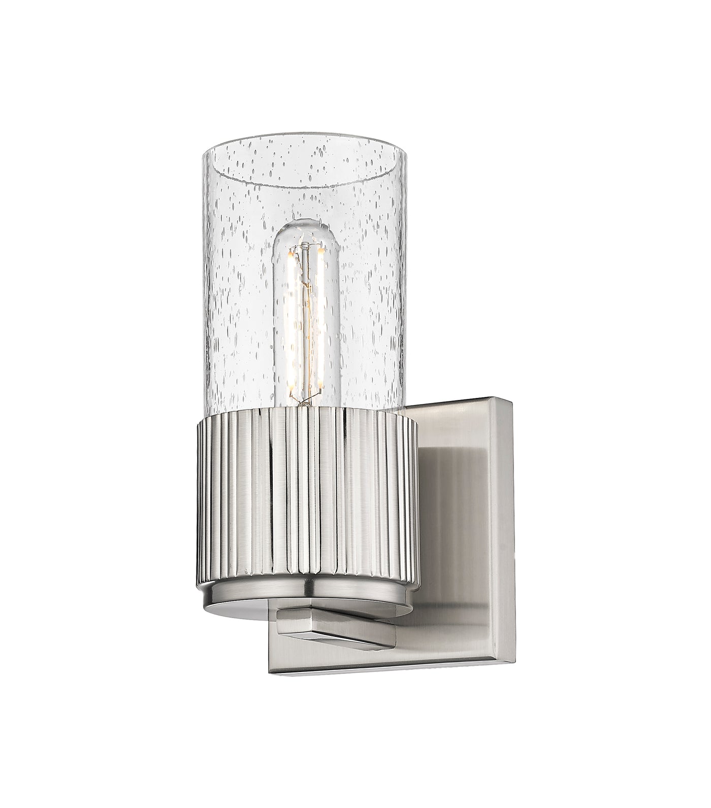 Downtown Urban Sconce Cast Brass Glass
