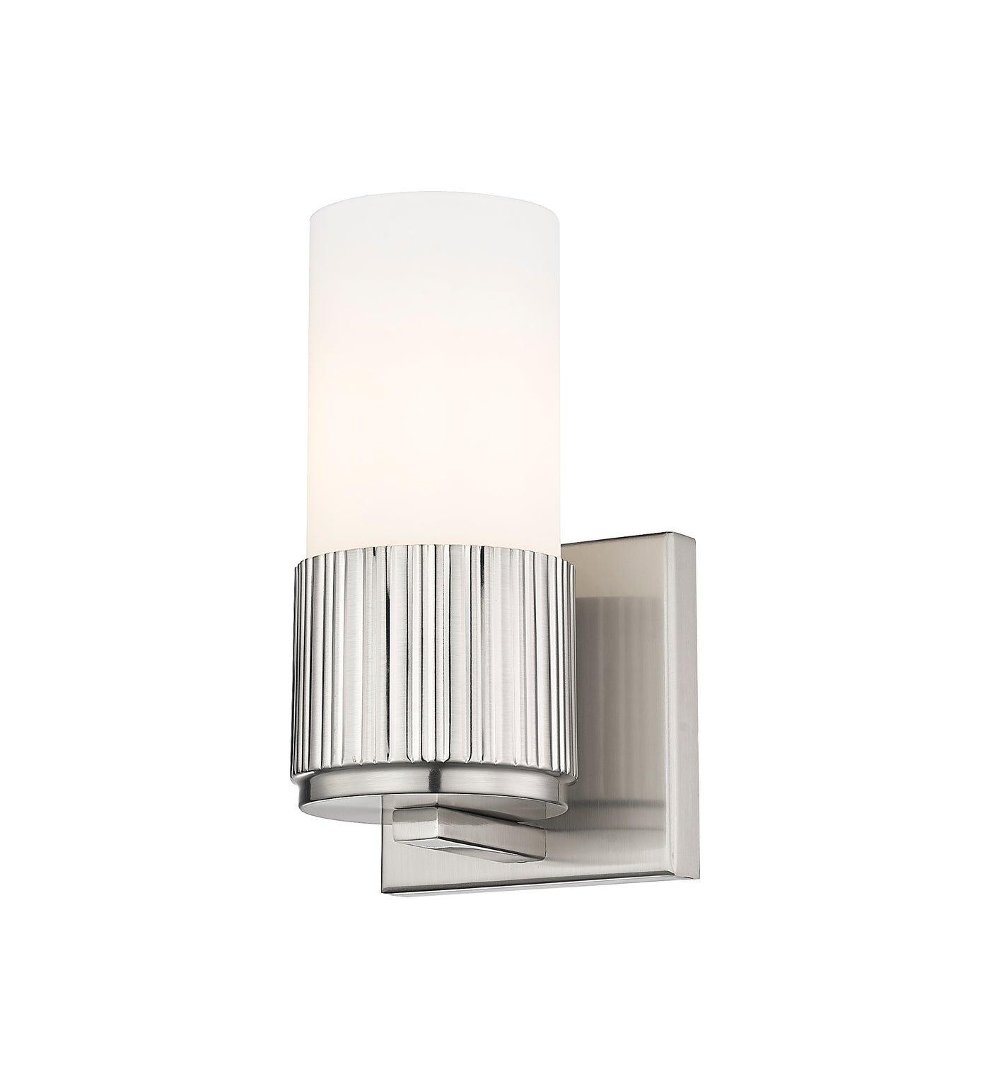 Downtown Urban Sconce Cast Brass Glass