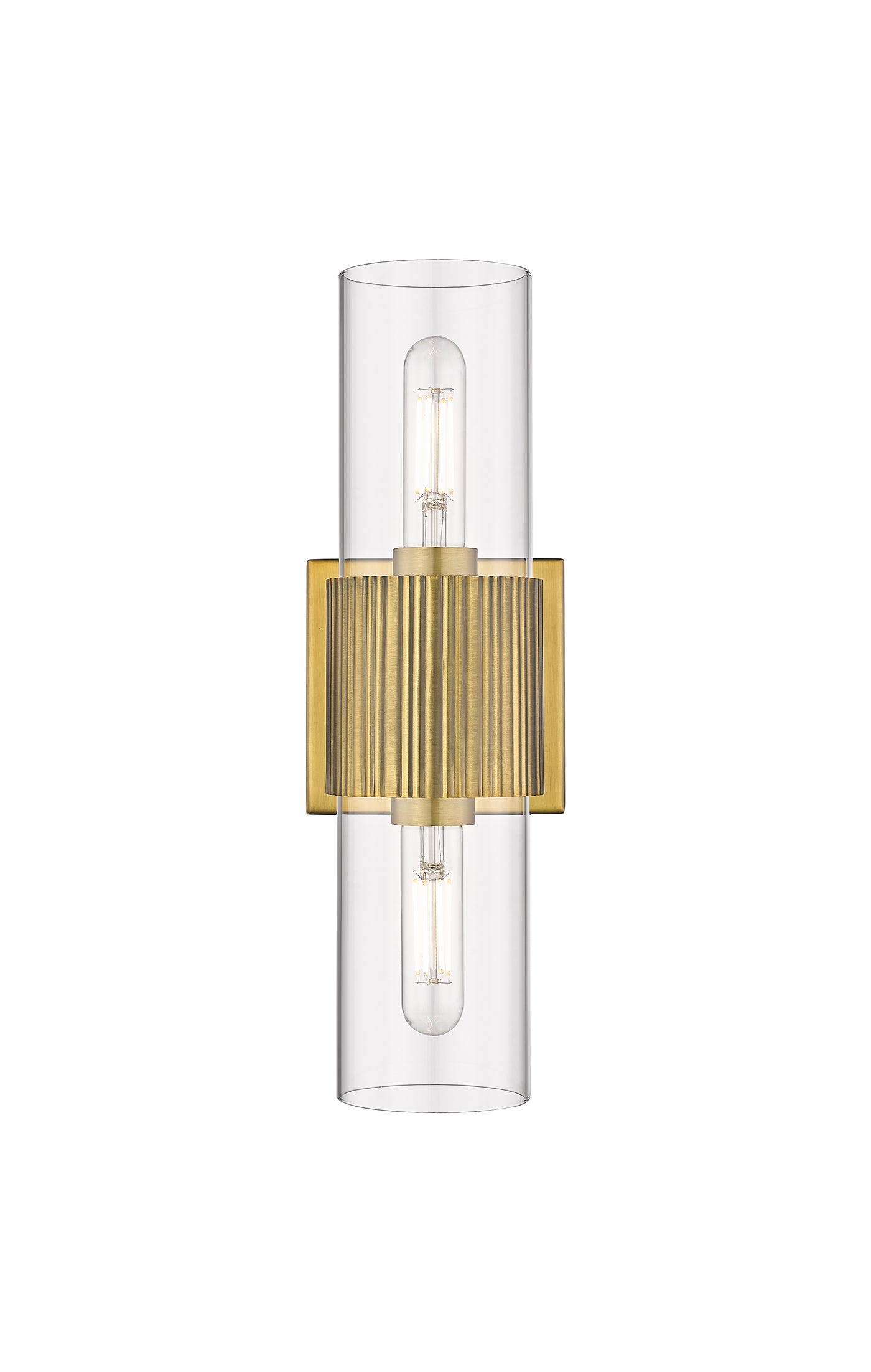 Downtown Urban Linear Bath Vanity Light Brass