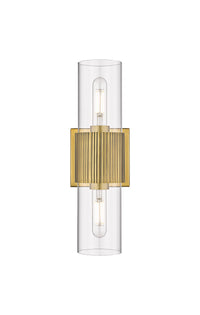 Downtown Urban Linear Bath Vanity Light Brass