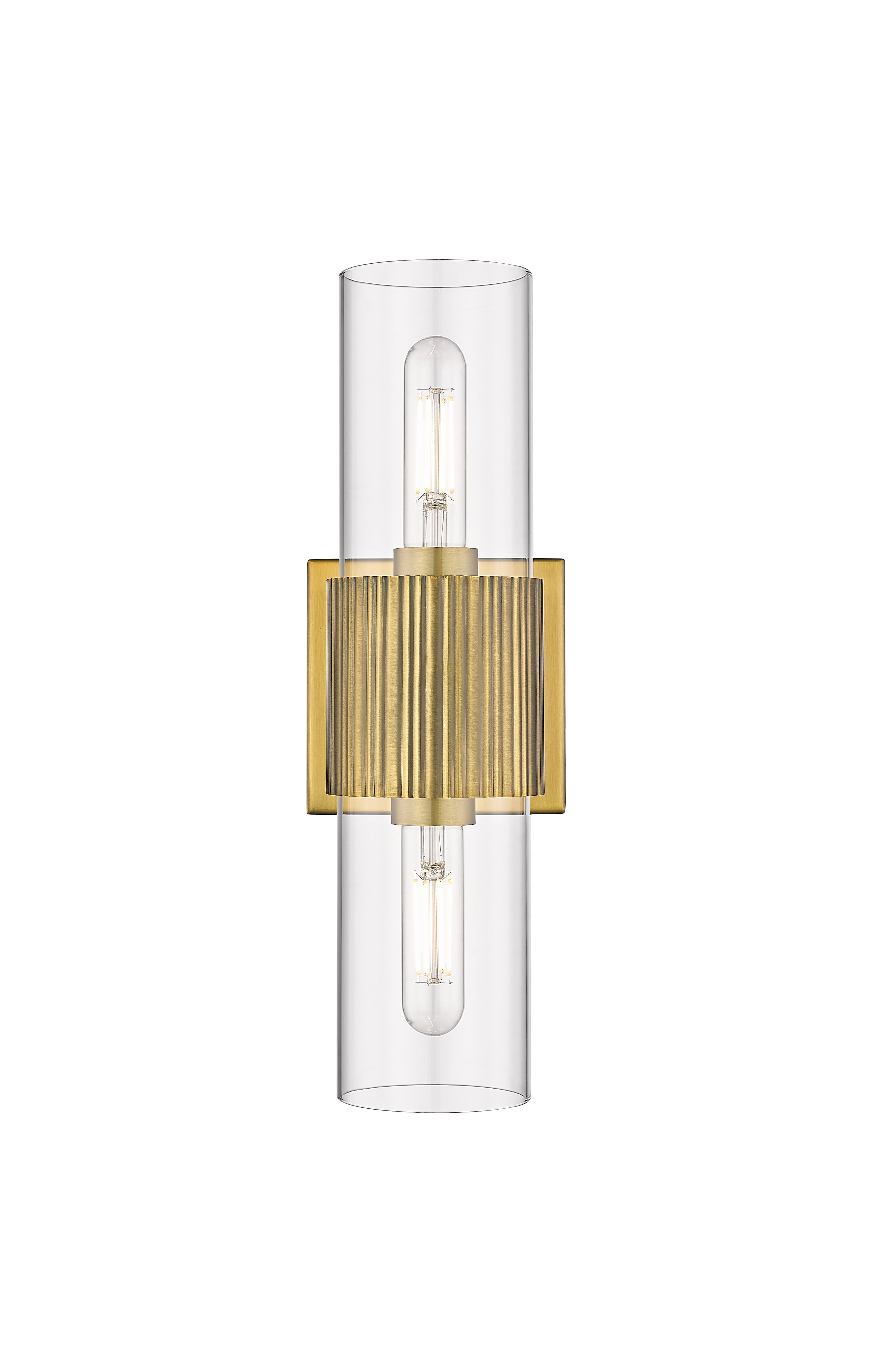 Downtown Urban Linear Bath Vanity Light Brass