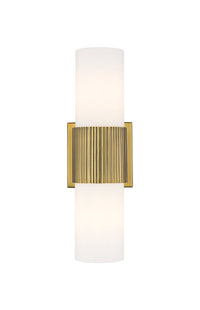 Downtown Urban Linear Bath Vanity Light Brass