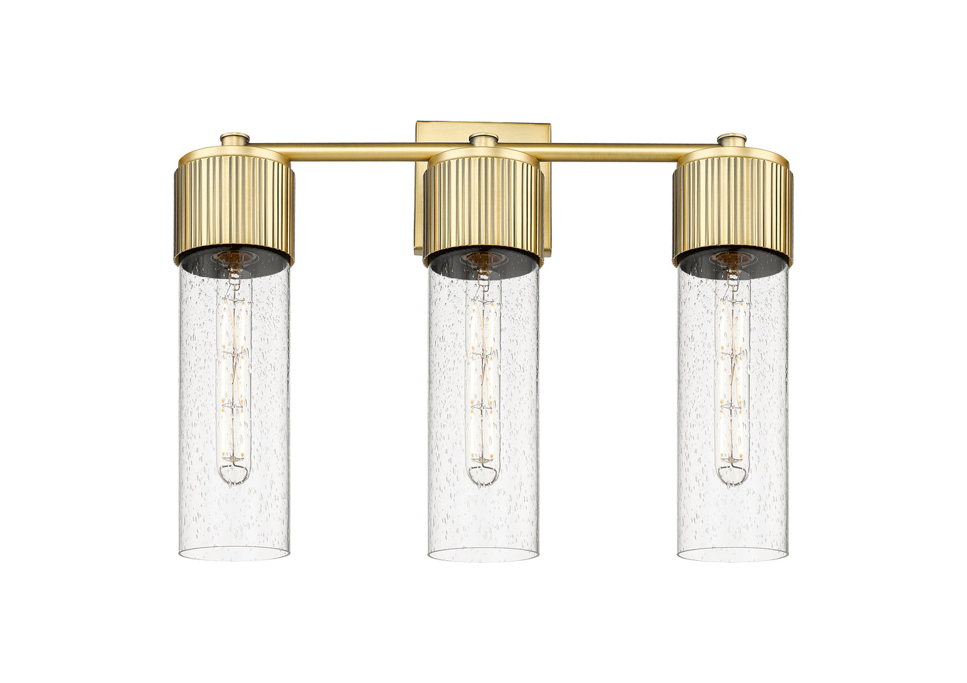Downtown Urban Vanity Light Cast Brass