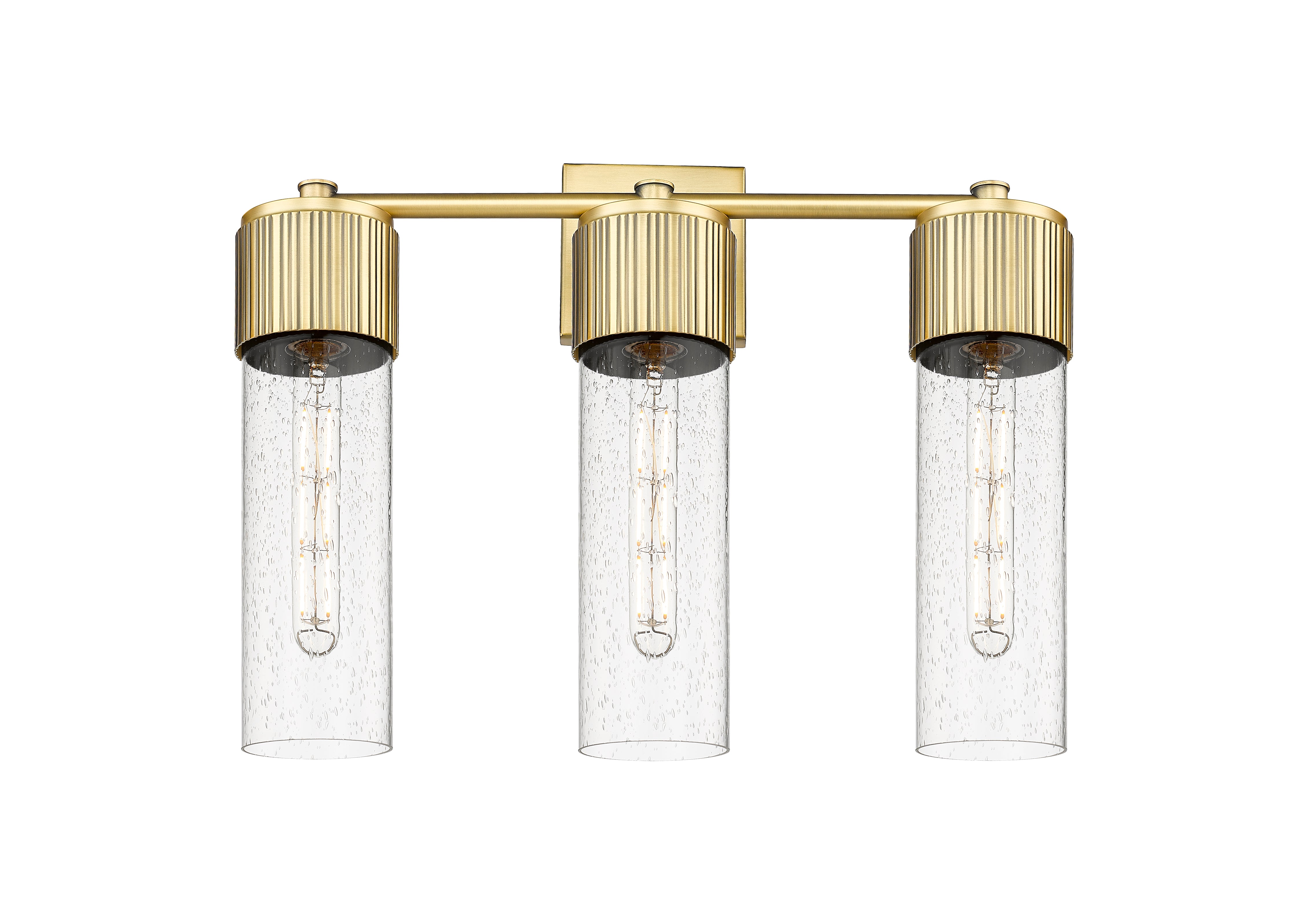 Downtown Urban Vanity Light Cast Brass