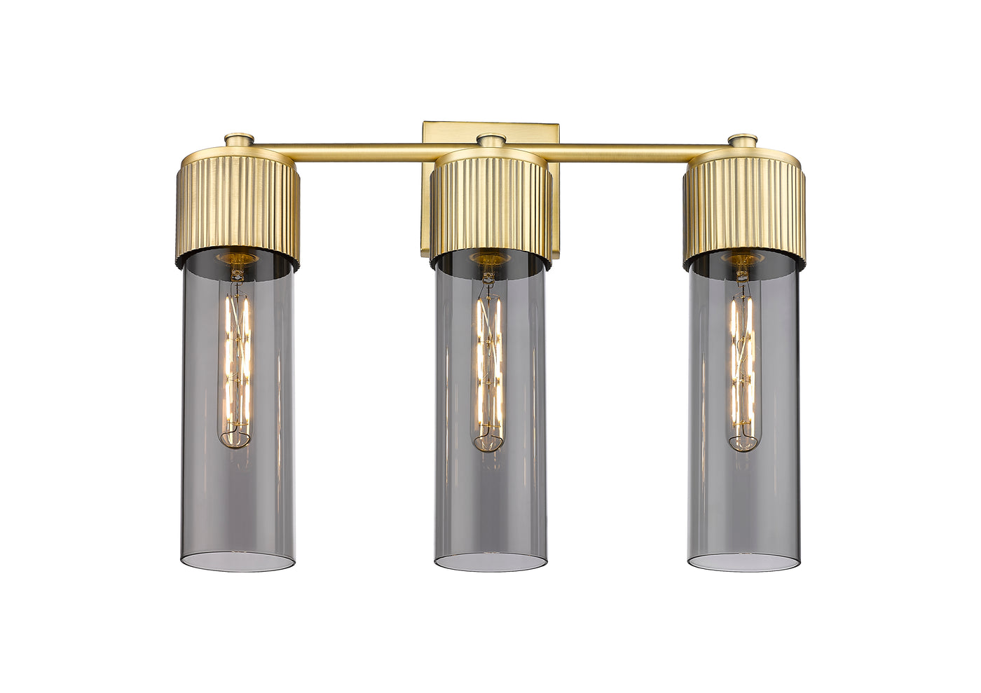 Downtown Urban Vanity Light Cast Brass