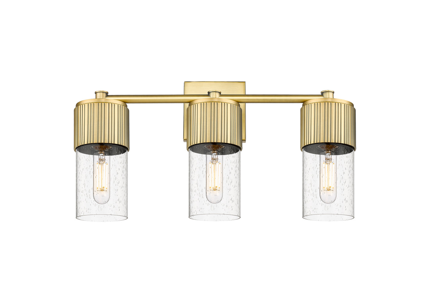 Downtown Urban Bath Vanity Light Cast Brass