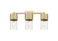 Downtown Urban Bath Vanity Light Cast Brass