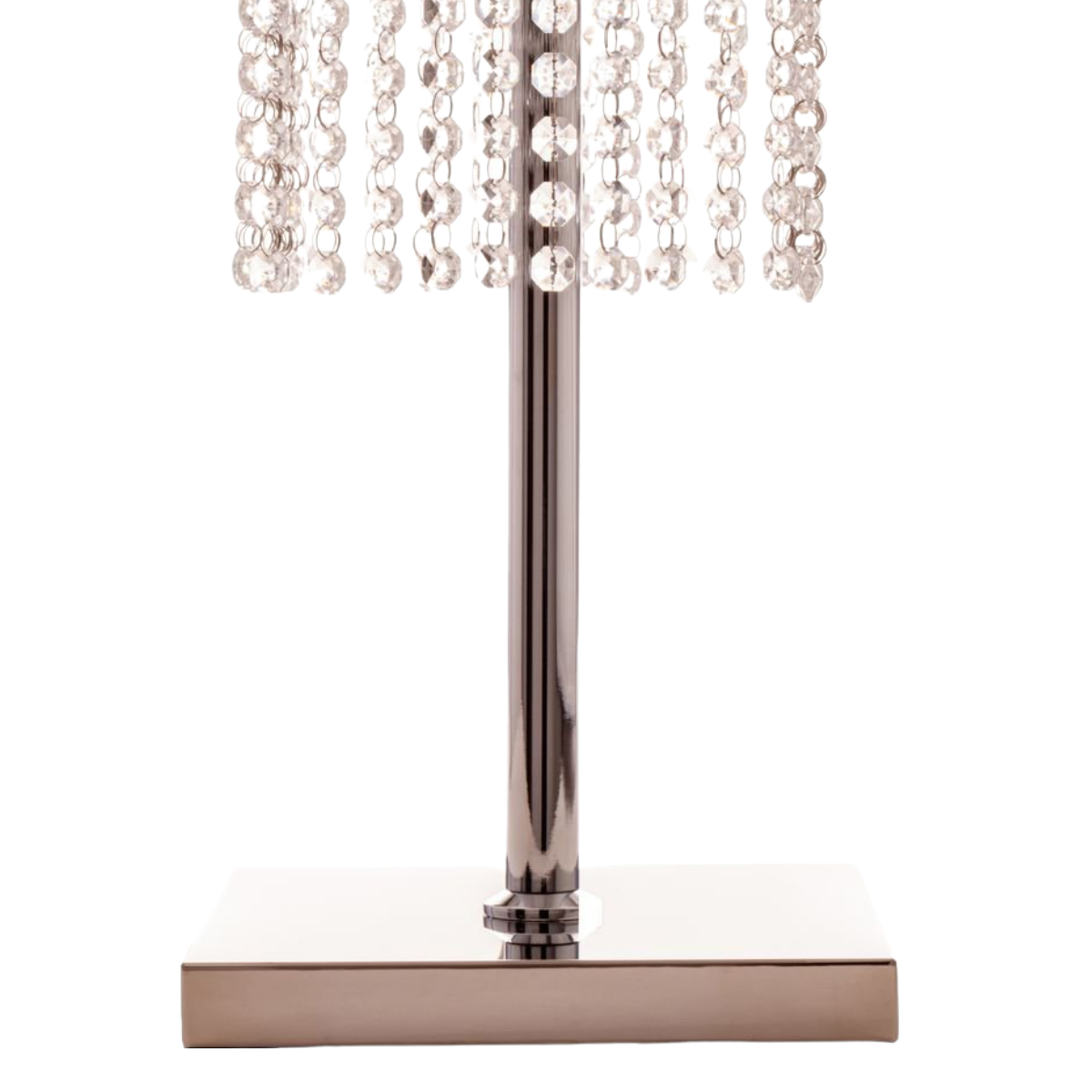 Table Lamp Square Crystal Double Crown