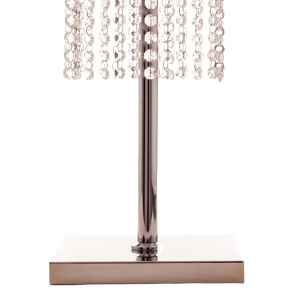 Table Lamp Square Crystal Double Crown