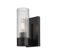 Downtown Urban Sconce Three Light Brass