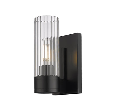 Downtown Urban Sconce Three Light Brass