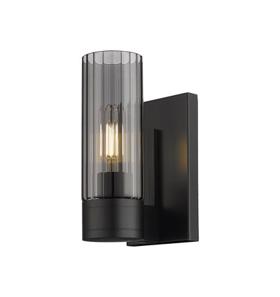Downtown Urban Sconce Three Light Brass