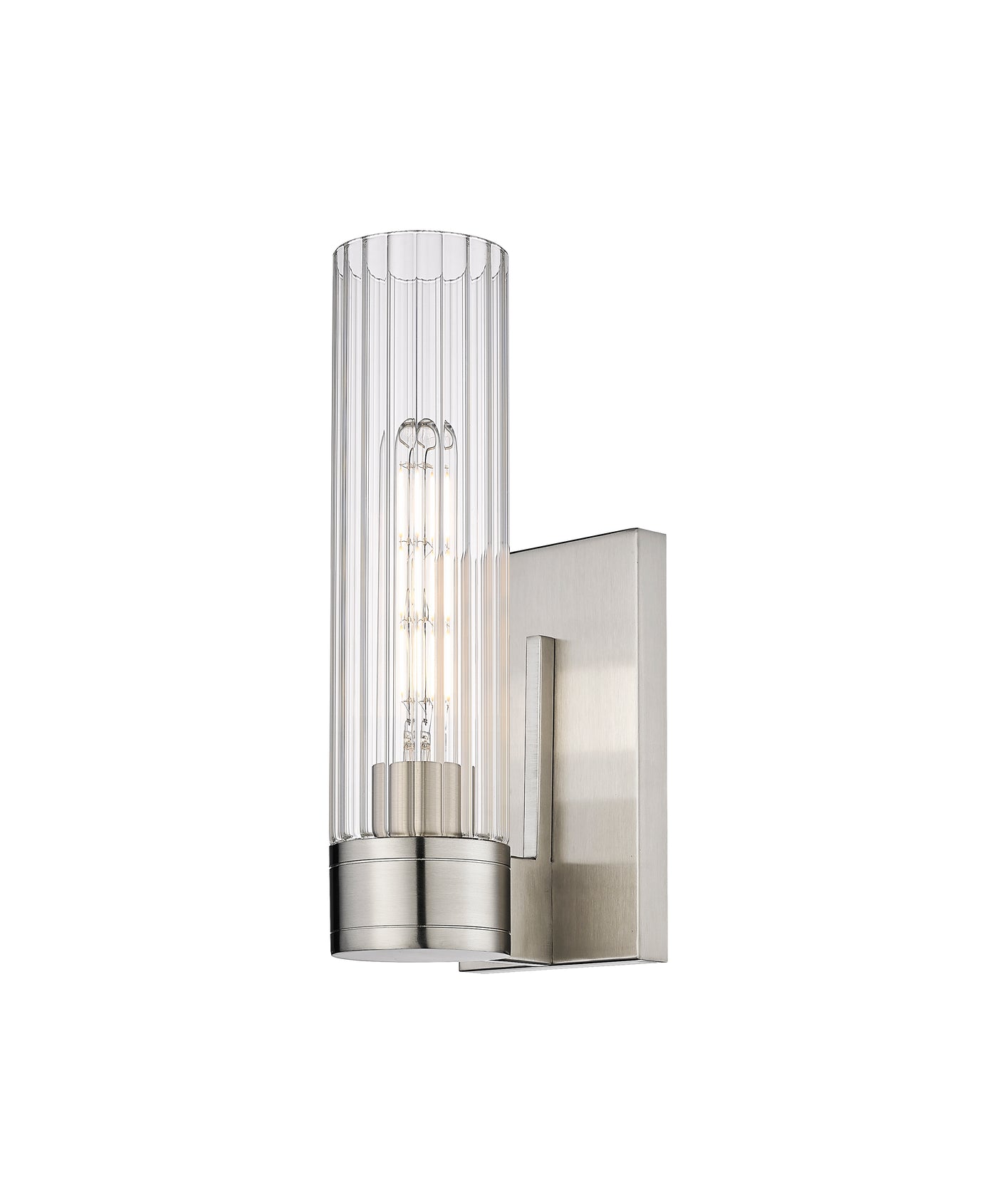 Downtown Urban Sconce Cast Brass Glass