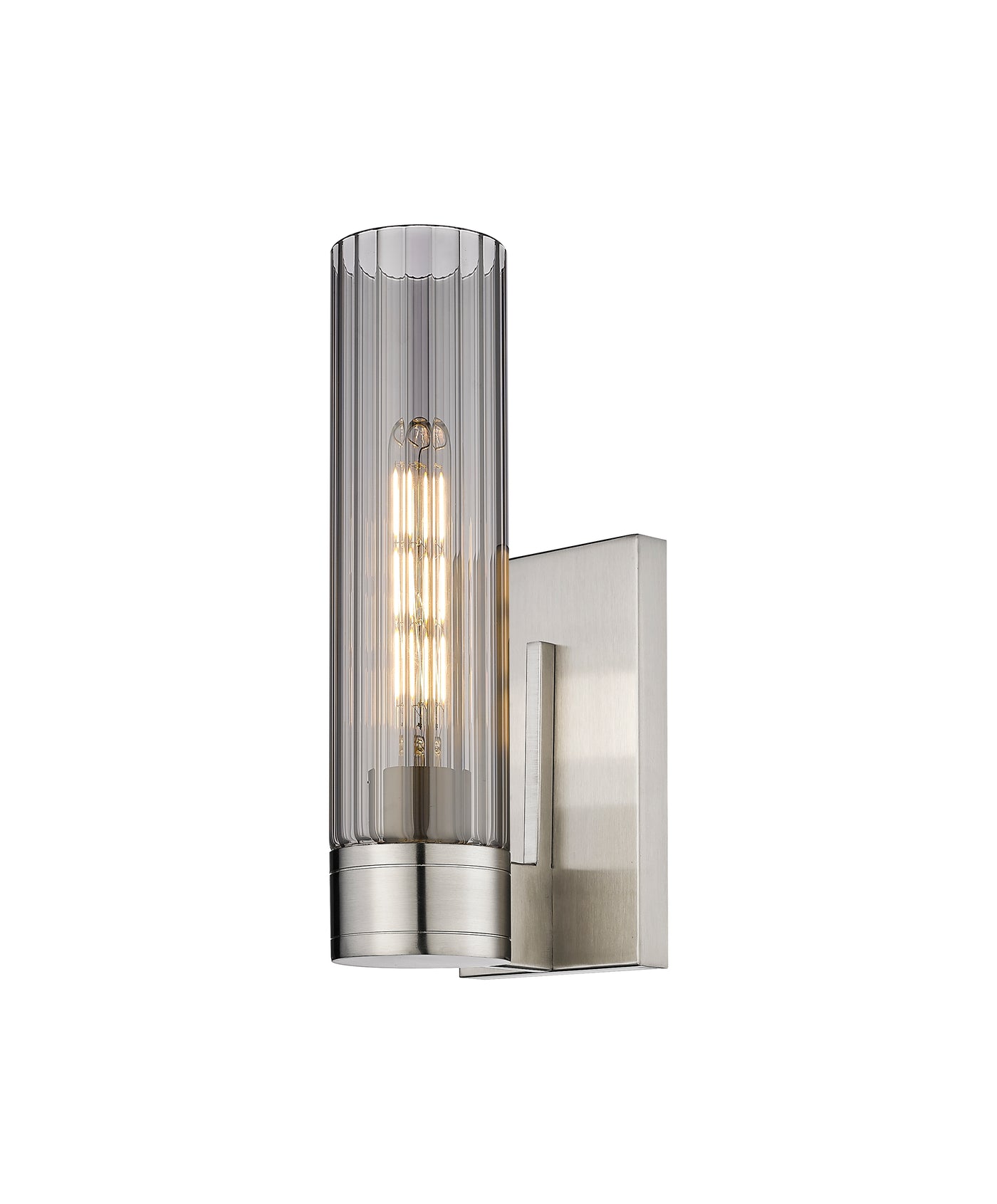 Downtown Urban Sconce Cast Brass Glass