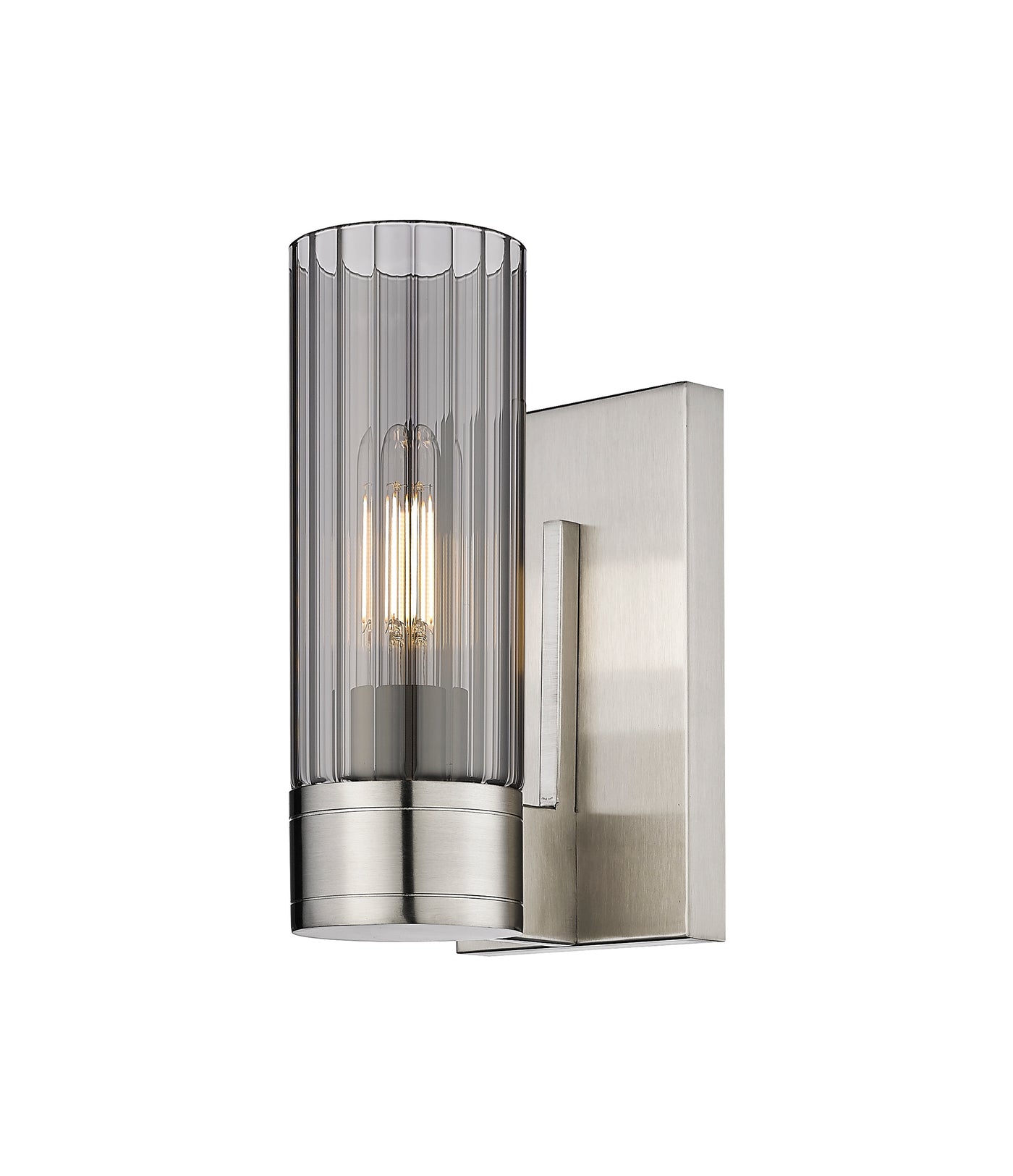 Downtown Urban Sconce Three Light Brass