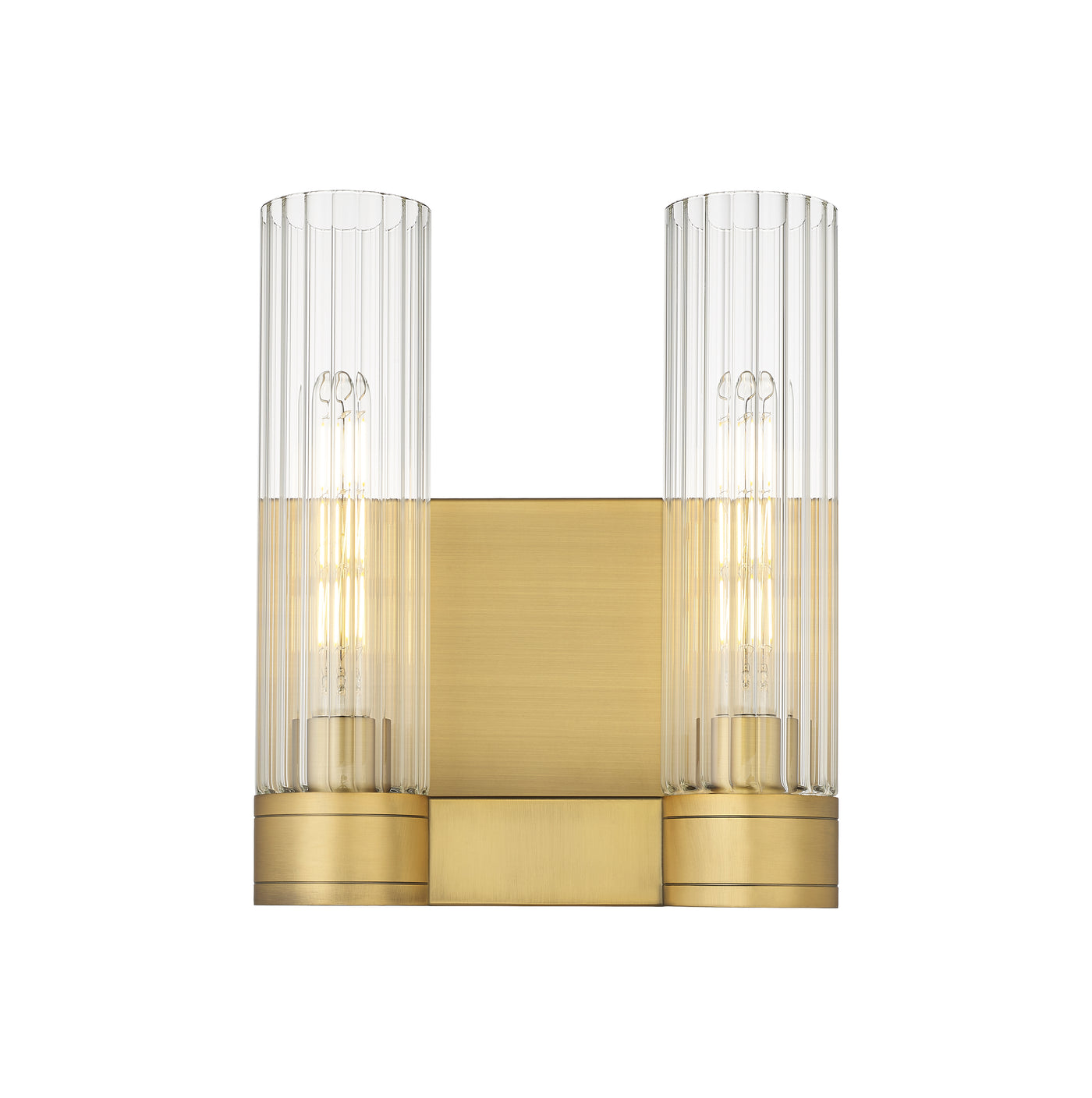 Downtown Urban Bath Vanity Light Cast Brass