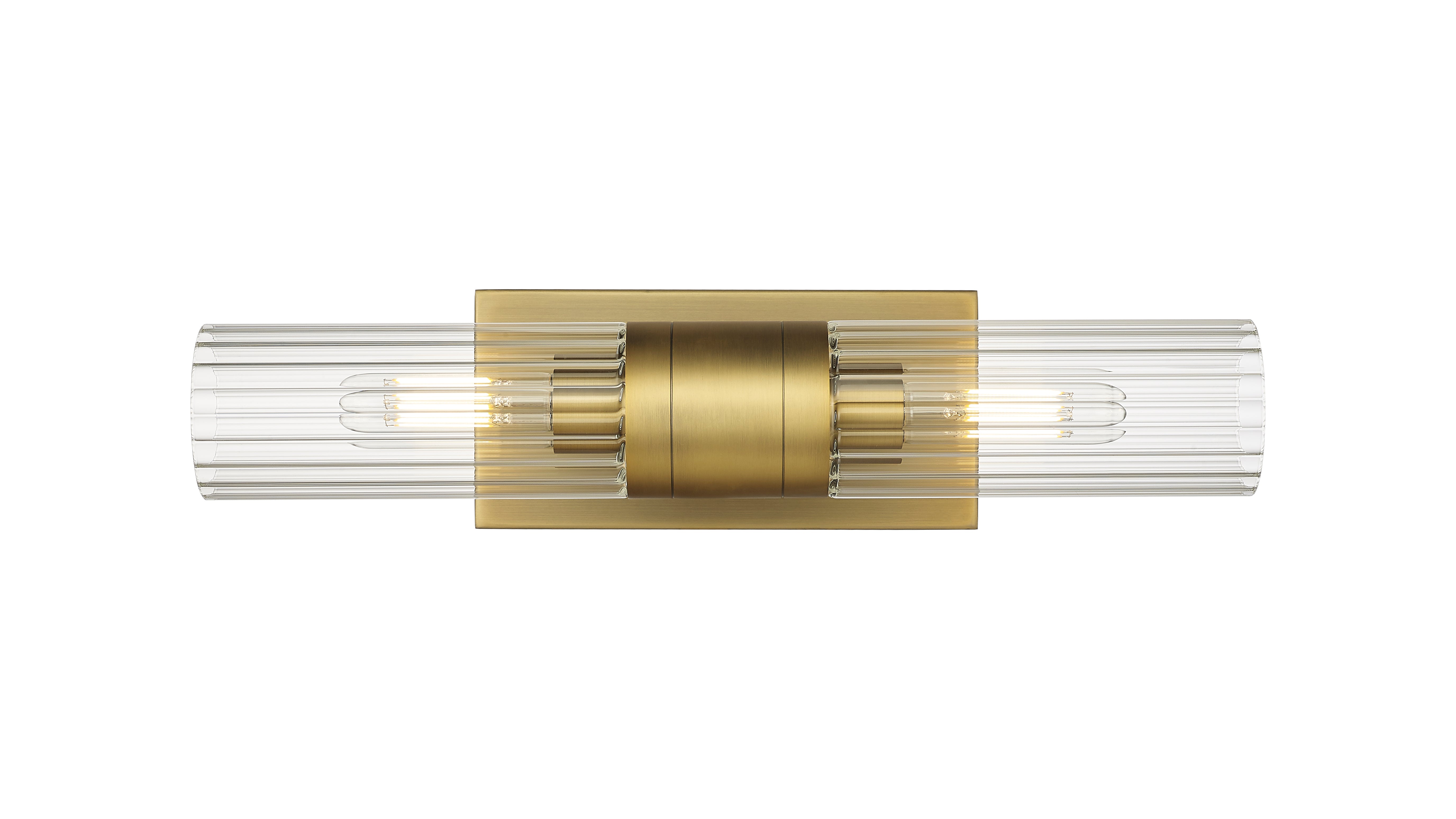 Downtown Urban Linear Light Cast Brass