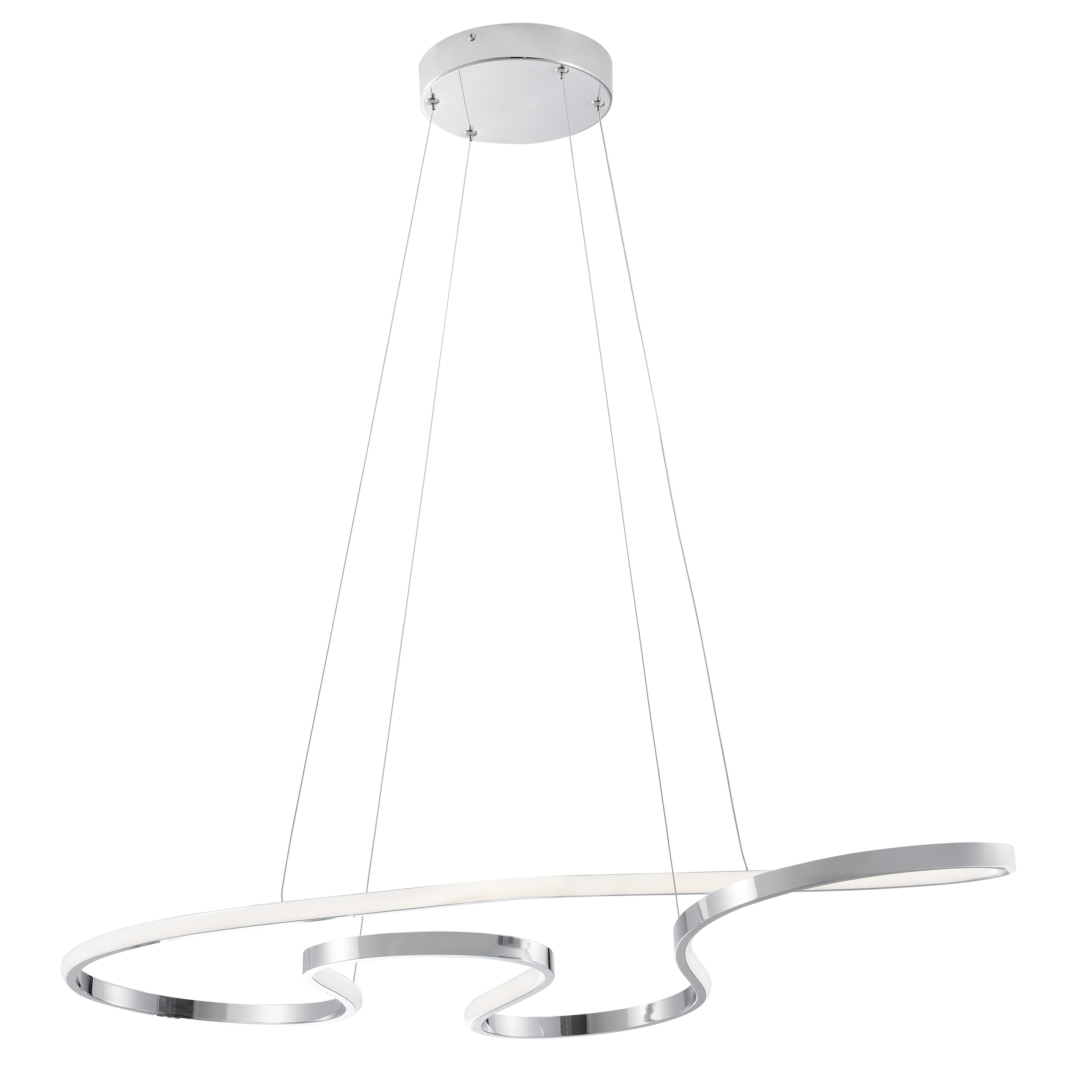 Shanghai LED Adjustable Chandelier | Chrome