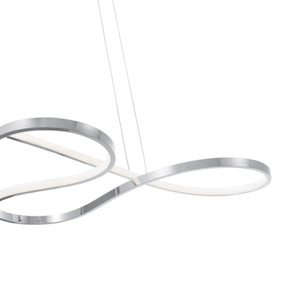 Shanghai LED Adjustable Chandelier | Chrome