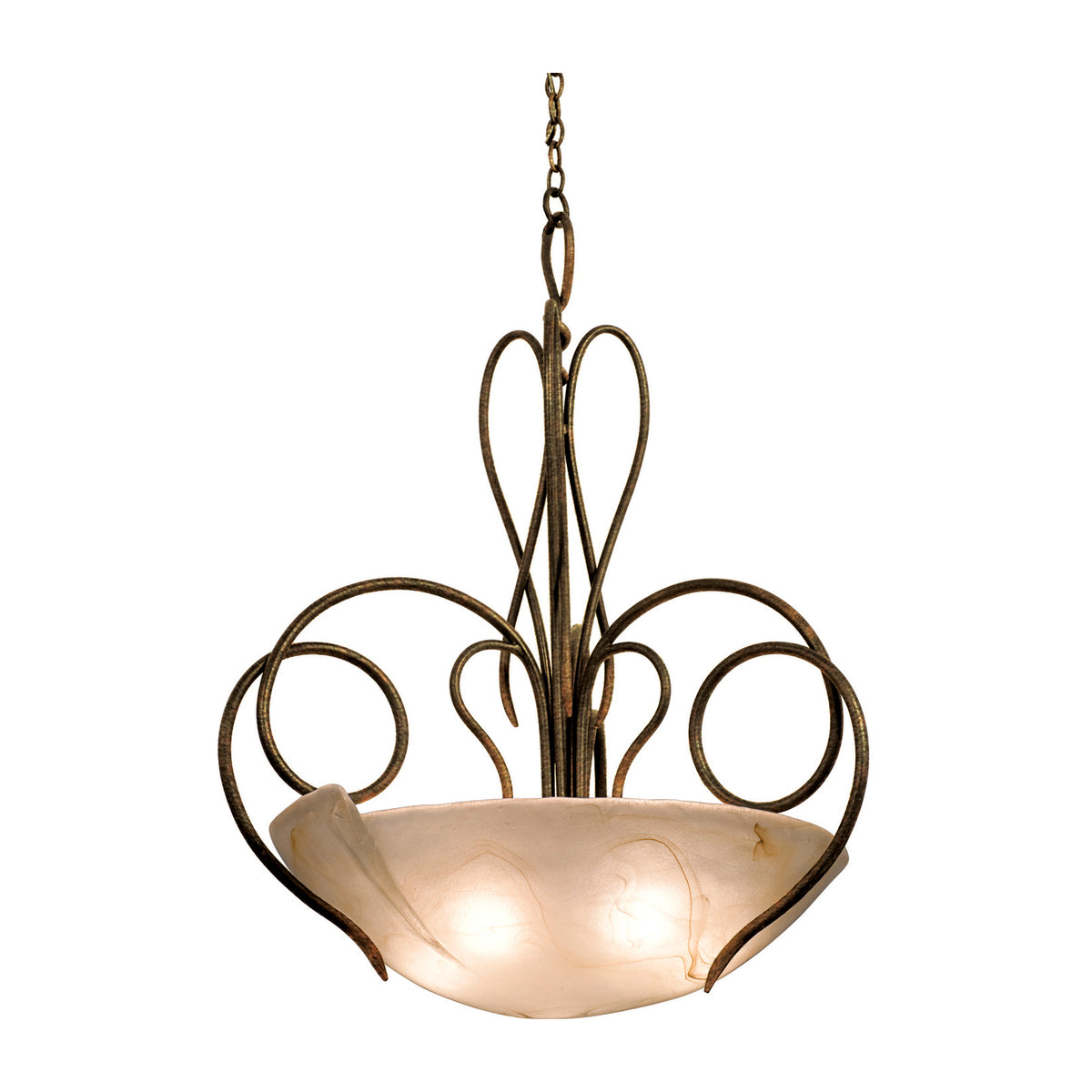 40.5'' Tribecca 5 Light Antique Copper Pendant