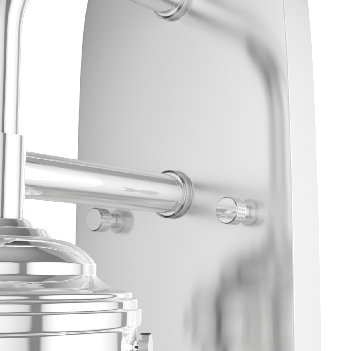 Starklake 14.5-inch 1-light Chrome Wall Sconce with Metal Shade