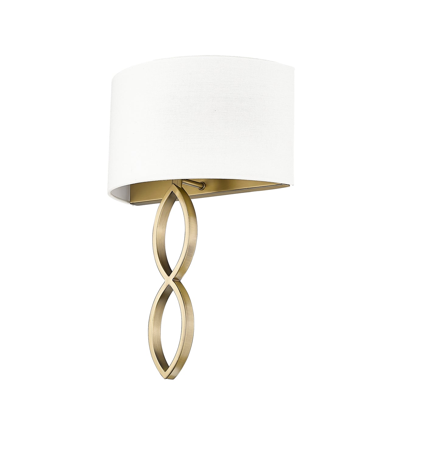 12.8'' Rylee Vintage Brass 1 Light Wall Sconce