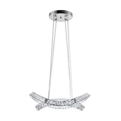 Monroe Crystal Chandelier | Chrome