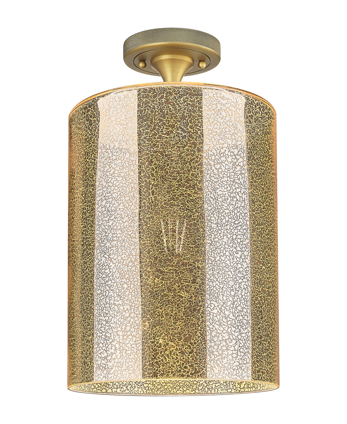 Cobbleskill 9-Inch 1-Light Semi-Flush Mount 14.5-Inch High