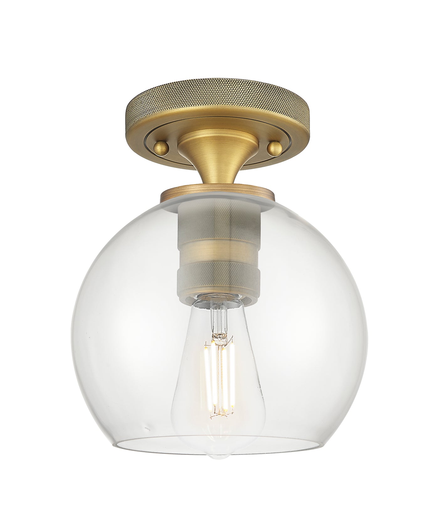 Downtown Flush Mount Satin Nickel