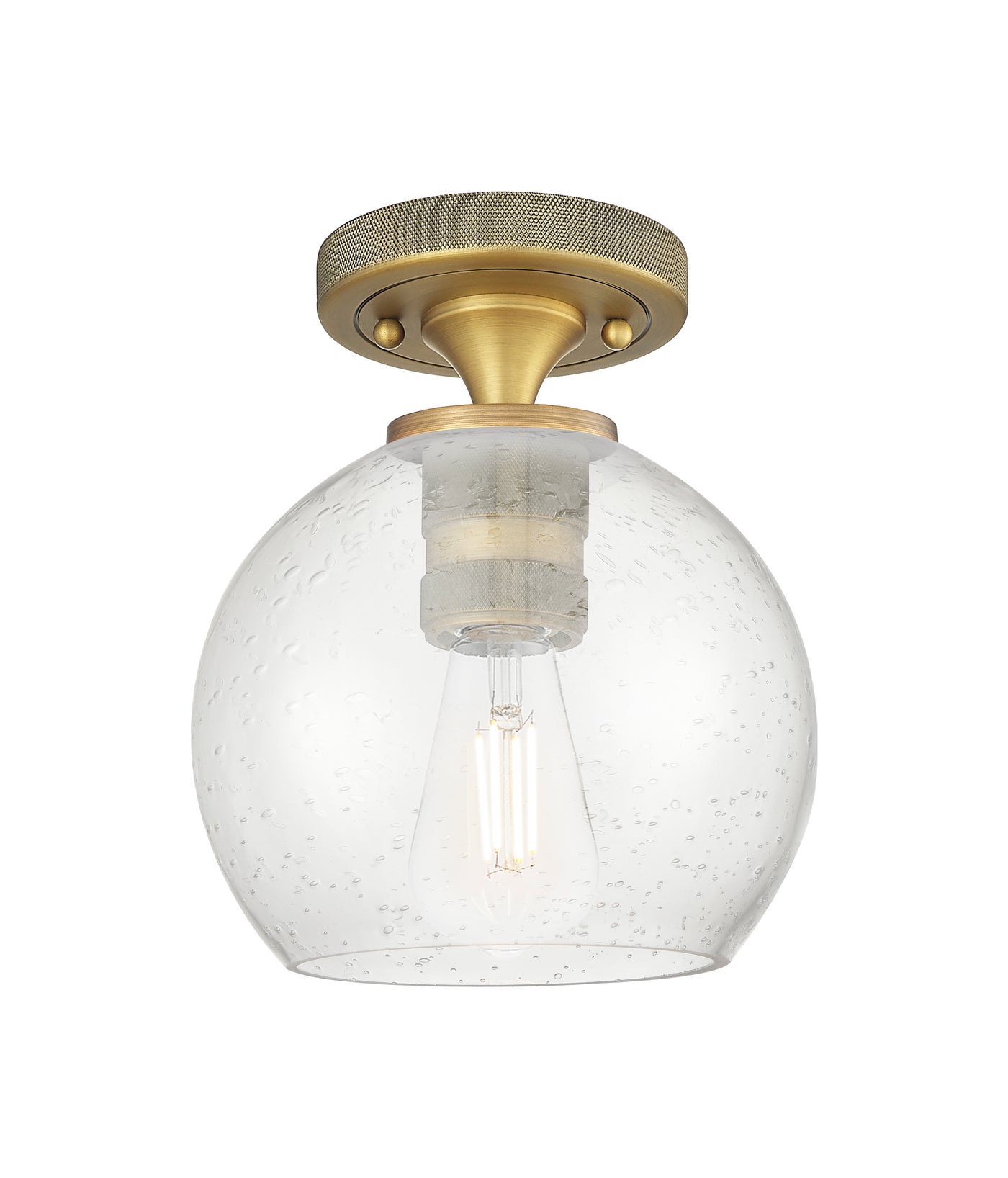 Downtown Flush Mount Satin Nickel
