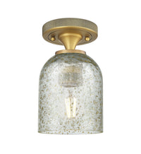Downtown Flush Mount Satin Nickel Brass